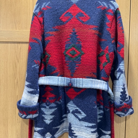 Ralph Lauren Blue and Red Jean Jacket - Picture 3 of 5